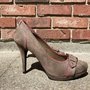 Limelight brown suede heels